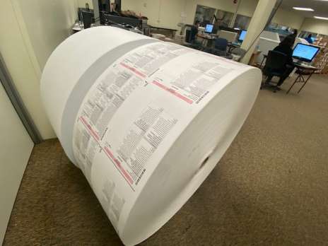 Ballot Printing on Track Ballot Printing on Track