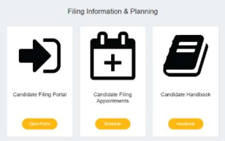 Candidate Filing Starting Soon