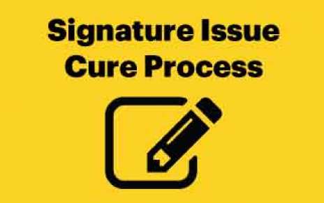 Signature Issue Cure Process