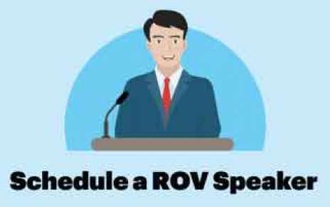 Schedule a ROV Speaker Schedule a ROV Speaker