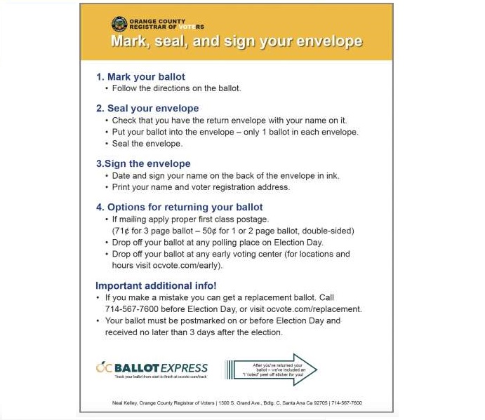 New Ballot Instructions = Easier-to-Use