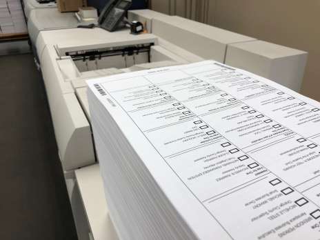 Ballot Printing Underway Ballot Printing Underway