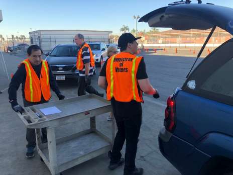 Polling Place Supply Pick Ups Underway