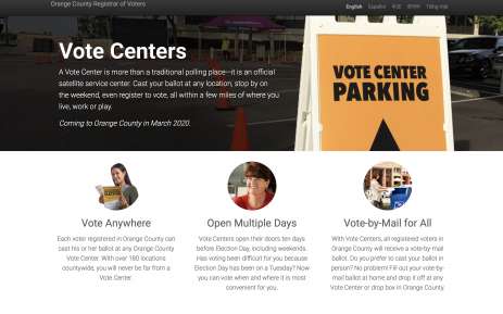 Vote Center Website