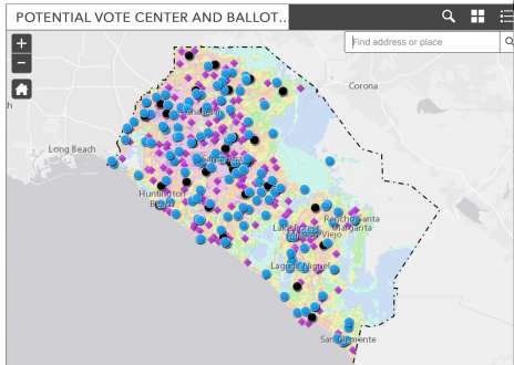 Draft Vote Center Locations