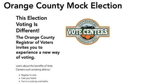 Mock Election Coming Next Week